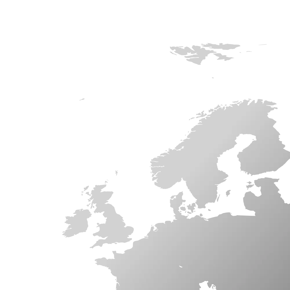 Kart over Europa – Plan B IT samarbeider med aktører i hele Europa