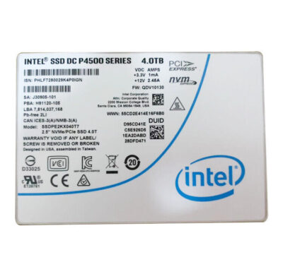 Intel DC4500 NVMe